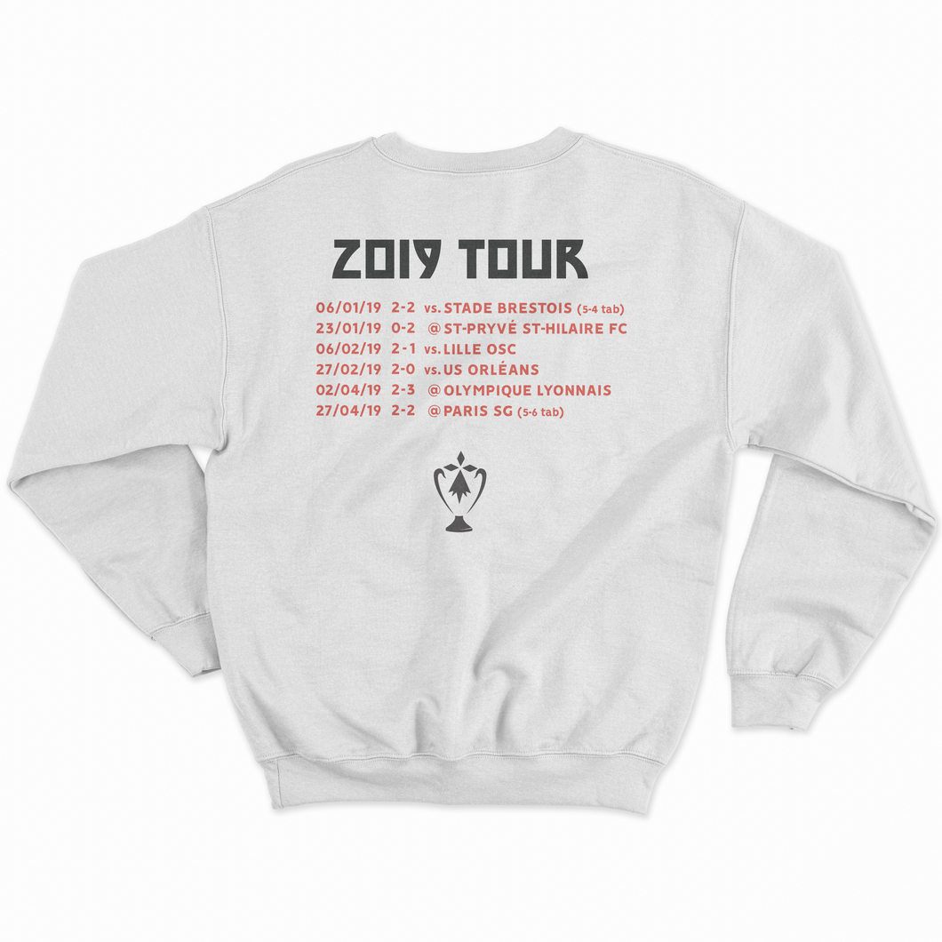 Sweat « Rennes 19 » On Tour Blanc