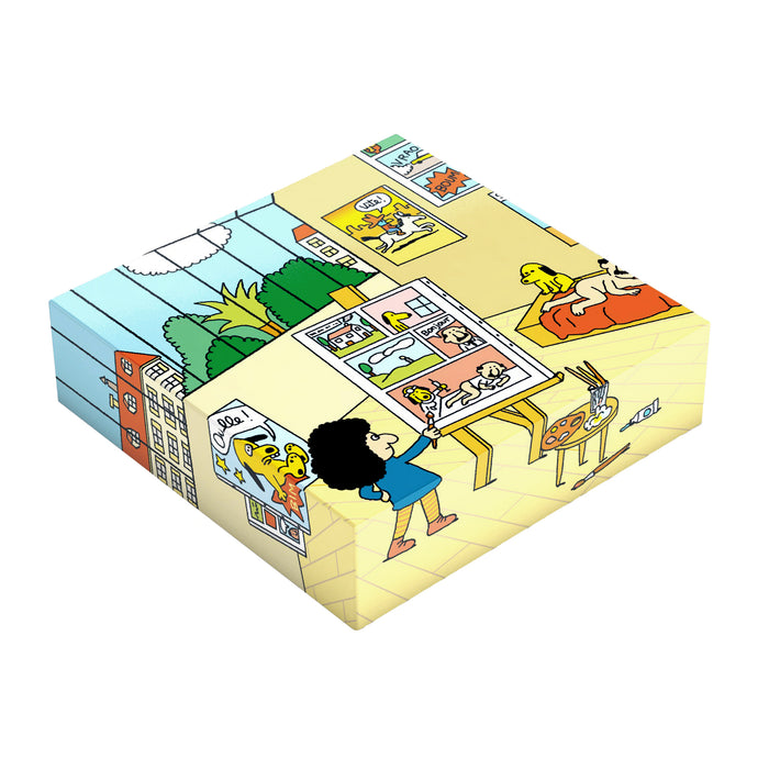 Puzzle couverture Society  « La peintresse »