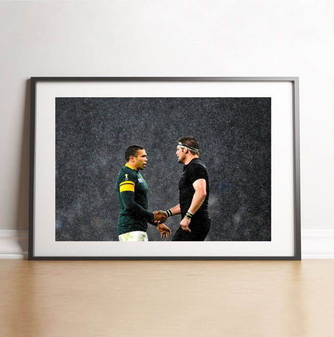 Habana et McCaw se serrent la main, 2015