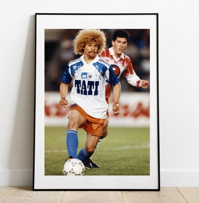 Carlos Valderrama et Zinédine Zidane, 1991