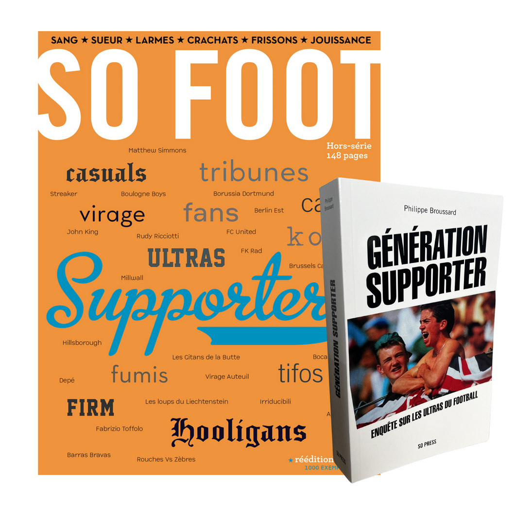 Pack supporters 3è réédition : HS So Foot + Livre Génération Supporter