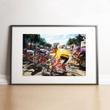 Charger l&#39;image dans la galerie, Jan Ullrich en jaune sur les Champs Elysées, 1997