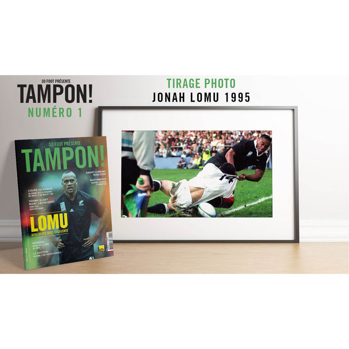 Coffret tirage « Jonah Lomu, 1995 » & Tampon! magazine #1 (+DVD)